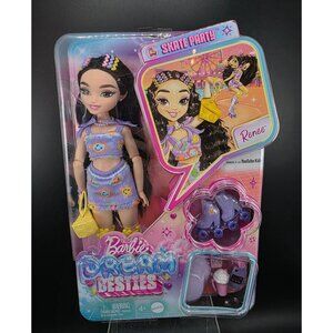 Barbie Dream Besties Skate Party Renee Doll Roller Skates Accessories Age 4+